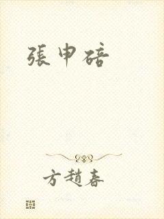 张申碚封面