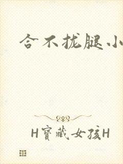 合不拢腿小说