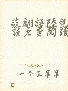 苏翩语陆梵的小说免费阅读封面