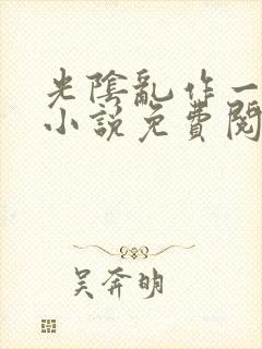 光阴乱作一团的小说免费阅读