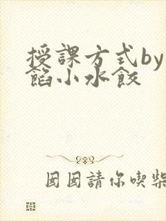 授课方式by肉馅小水饺