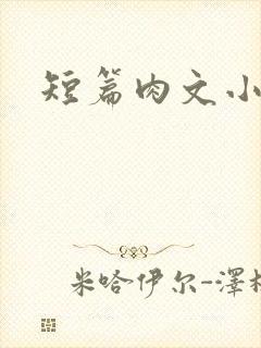 短篇肉文小说