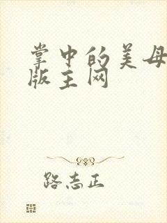 掌中的美母第一版主网