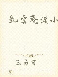 乱云飞渡小说封面