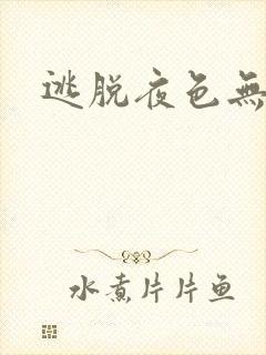 逃脱夜色无边封面