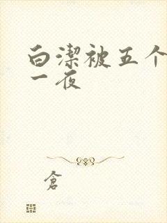 白洁被五个人玩一夜