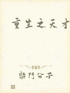 重生之天才女将封面