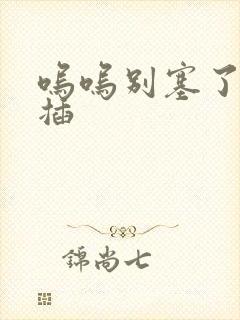 呜呜别塞了啊抽插封面