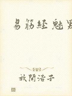 易筋经 魅男封面