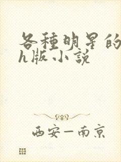 各种明星的综艺h版小说