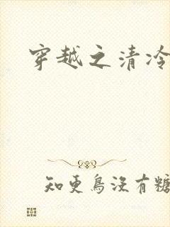 穿越之清冷公子封面