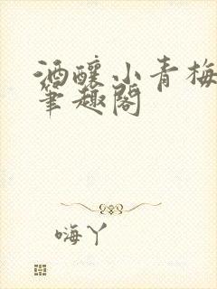 酒酿小青梅po笔趣阁封面