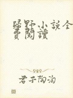 归野小说全文免费阅读封面