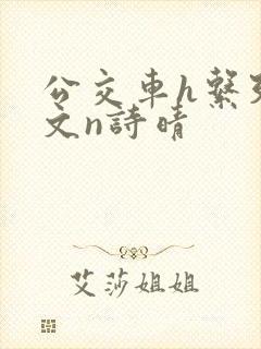 公交车h系列辣文n诗晴