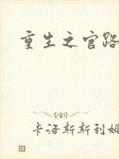 重生之官路风流