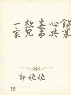 一枚夹心饼被祝家兄弟共享后封面