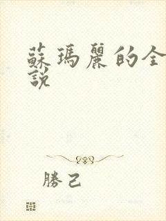 苏玛丽的全部小说