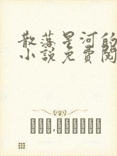 散落星河的记忆小说免费阅读全文