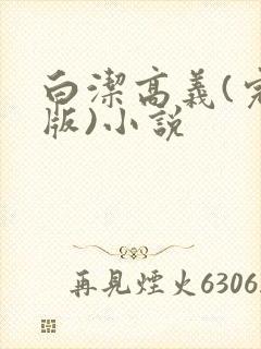 白洁高义(完整版)小说