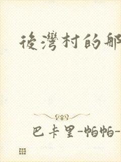 后湾村的那些事封面