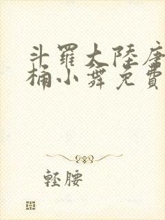 斗罗大陆唐三爆桶小舞免费封面