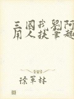 三国我刘阿斗不用人扶笔趣阁