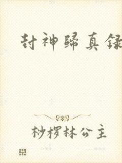 封神归真录封面