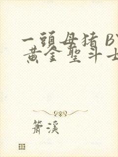 一头母猪 BY 黄金圣斗士封面