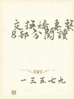 交换娇妻系列48部分阅读