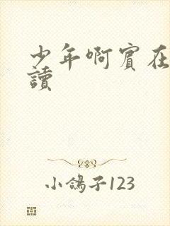 少年啊宾在线阅读