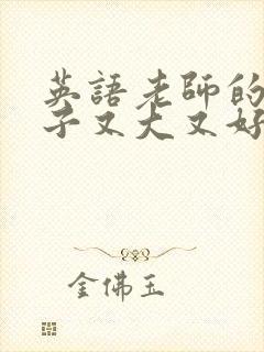 英语老师的小兔子又大又好吃