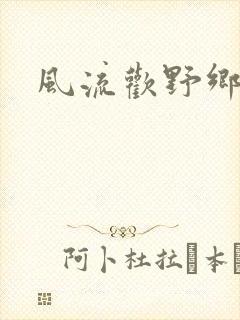 风流欢野乡封面