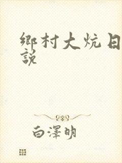 乡村大炕日b小说封面