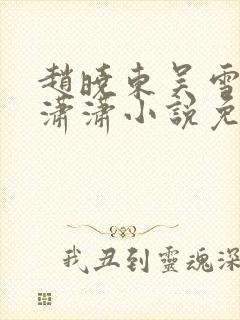 赵晓东吴雪晴王潇潇小说免费阅读封面