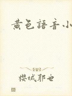 黄色语音小说封面