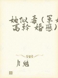 她似毒 (军婚 高干 婚恋)完结封面