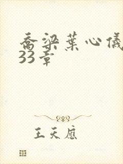 乔梁叶心仪3233章