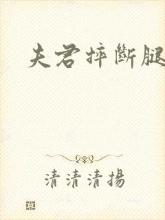 夫君摔断腿后封面