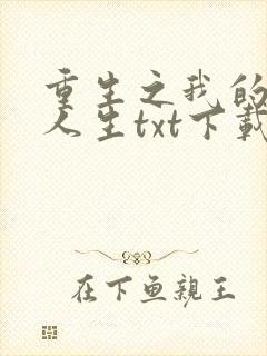 重生之我的书记人生txt下载