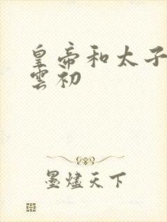 皇帝和太子妃h云初