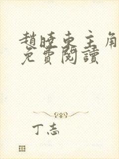 赵晓东主角小说免费阅读封面