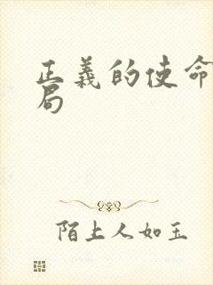 正义的使命大结局封面