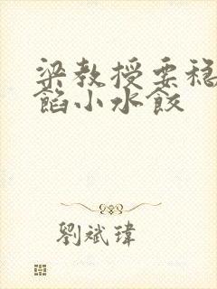 梁教授要稳住肉馅小水饺