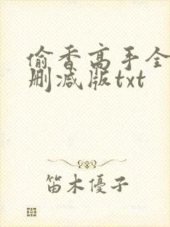 偷香高手全文无删减版txt封面