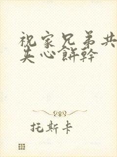 祝家兄弟共享后夹心饼干