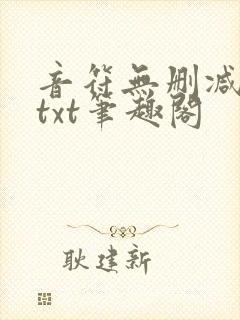 音符无删减全文txt笔趣阁
