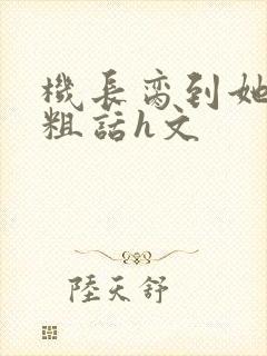 机长脔到她哭h粗话h文