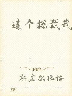 这个总裁我要了