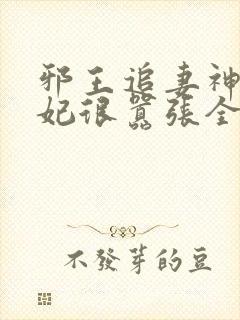 邪王追妻神医狂妃很嚣张全文免费