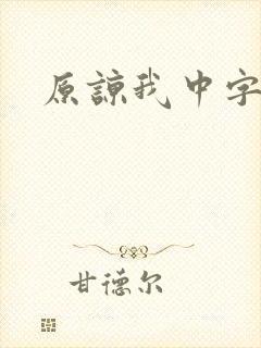 原谅我中字